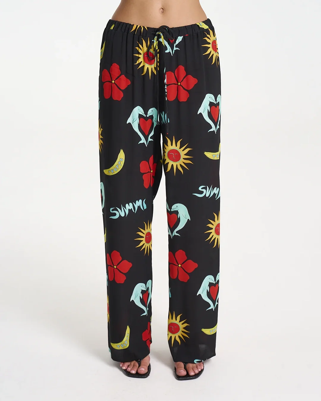 Relaxed Drawstring Pant - Troppo Night - Image 2