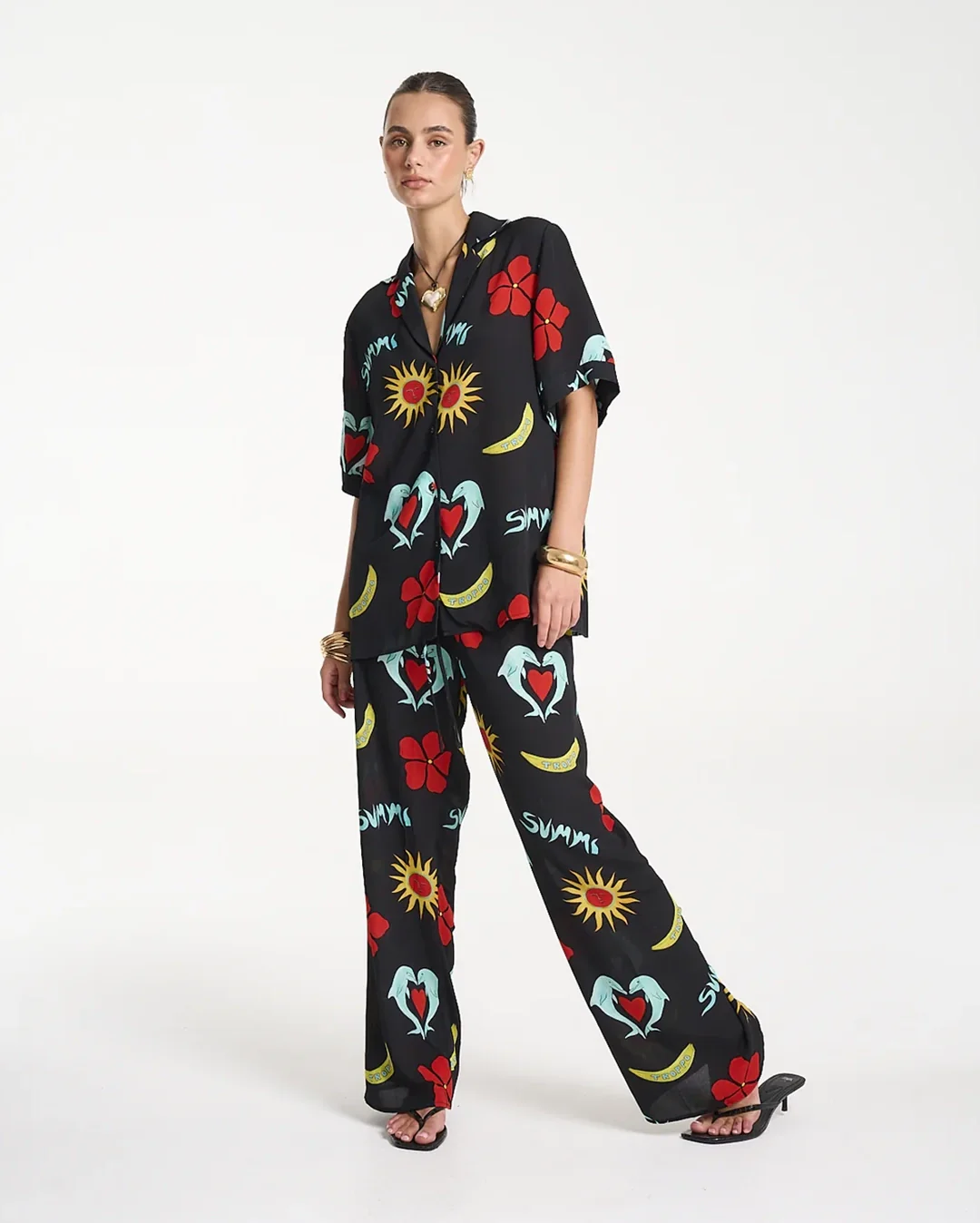 Relaxed Drawstring Pant - Troppo Night - Image 4