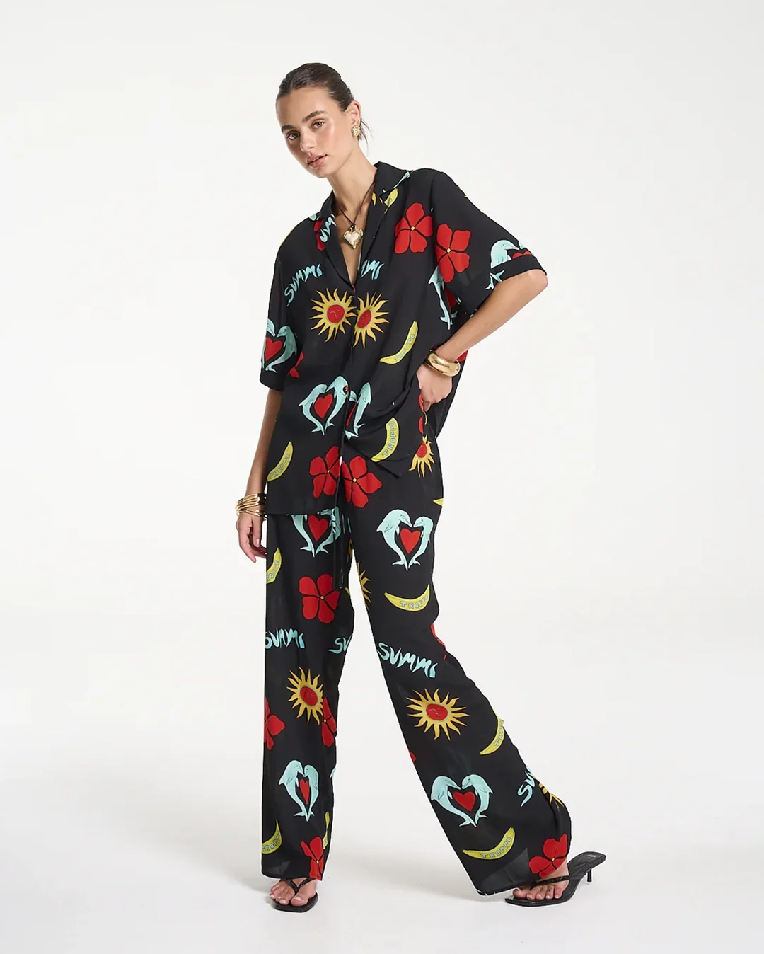 Relaxed Drawstring Pant - Troppo Night - Image 5