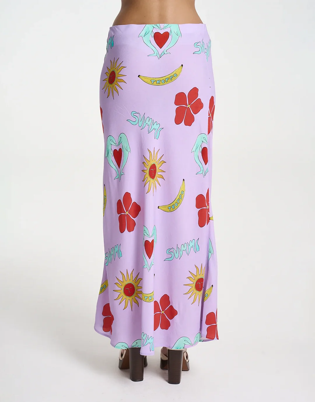 Slip Skirt - Lilac Troppo - Image 3