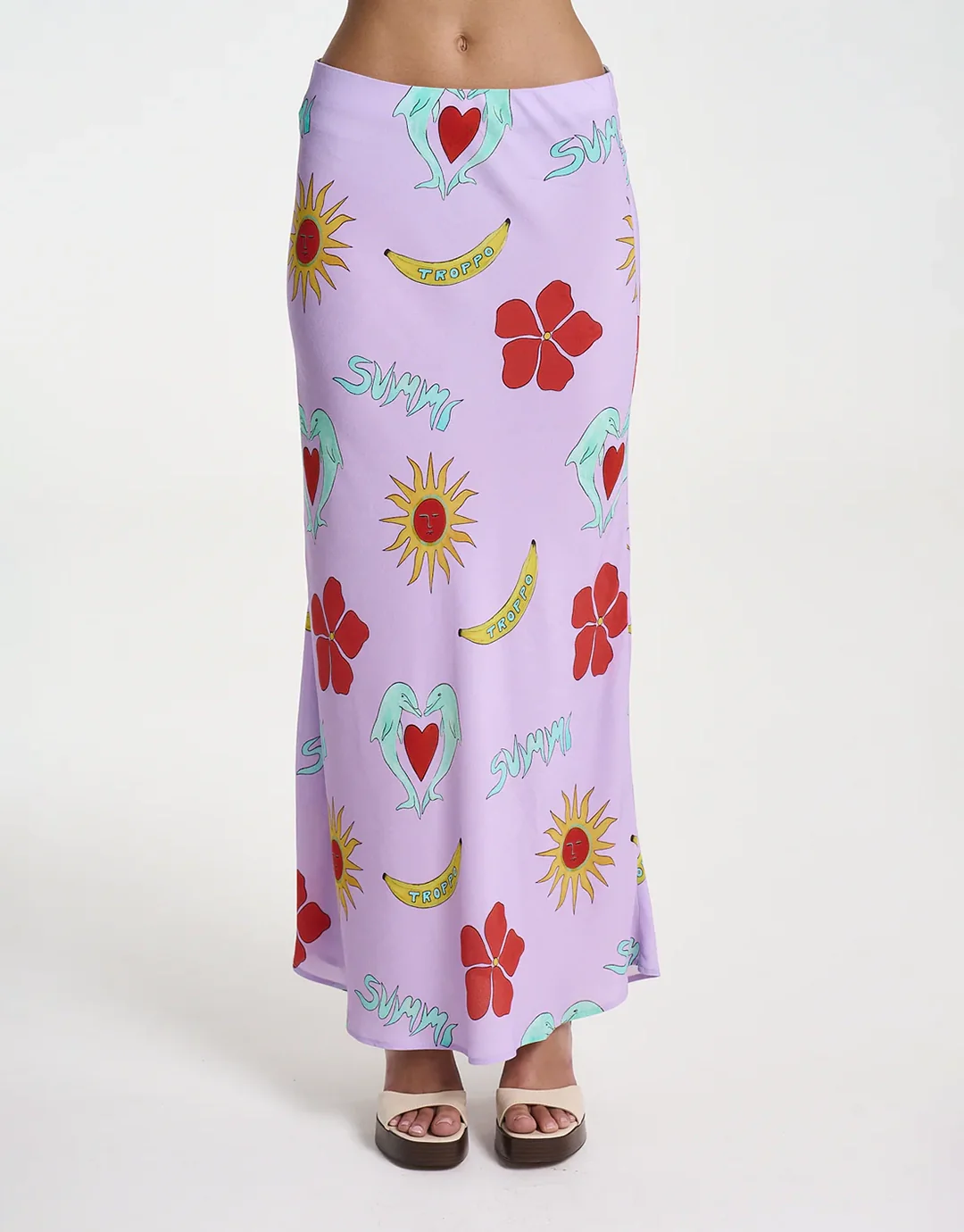 Slip Skirt - Lilac Troppo - Image 4