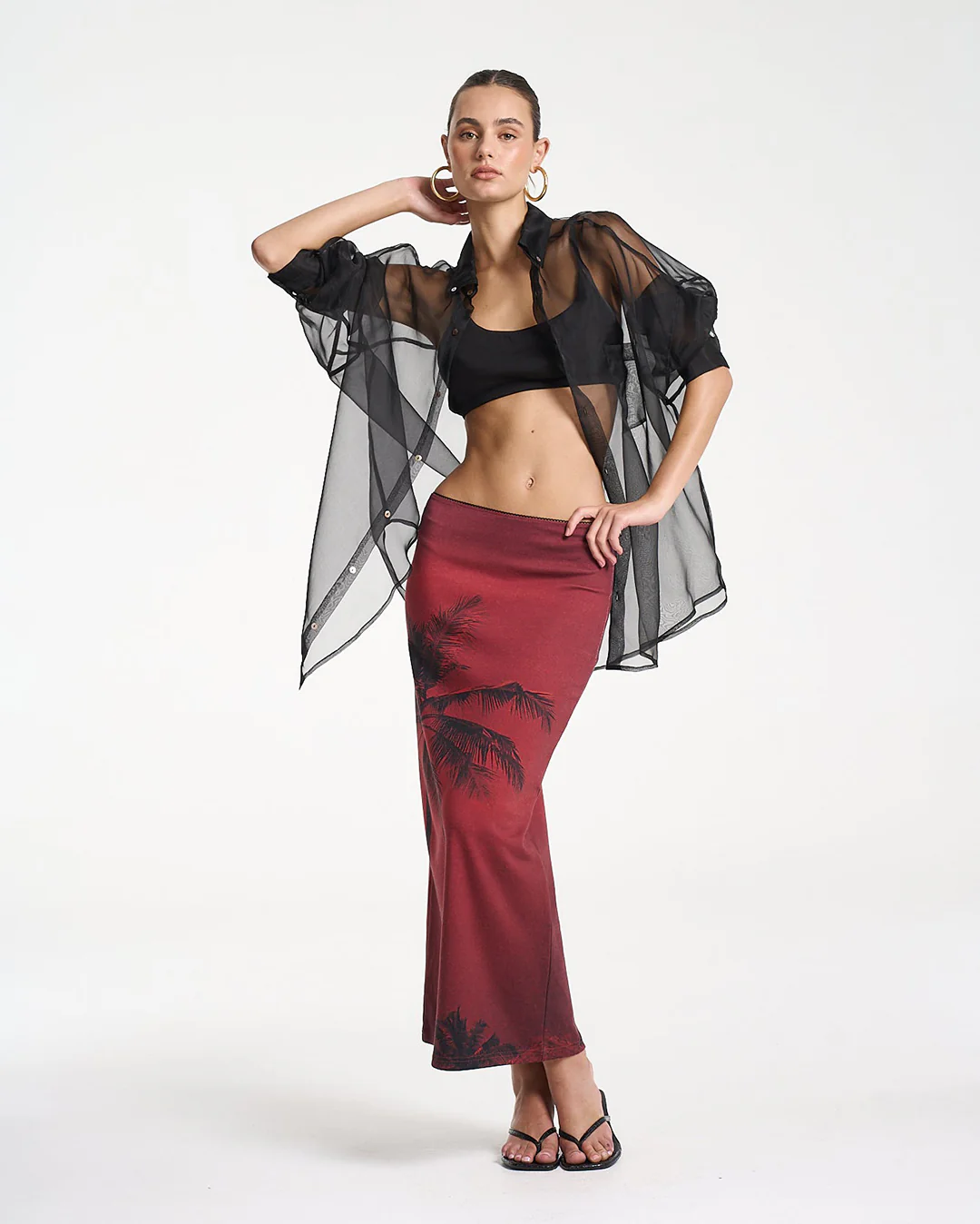 Sporty Crop - Midnight Black - Image 3