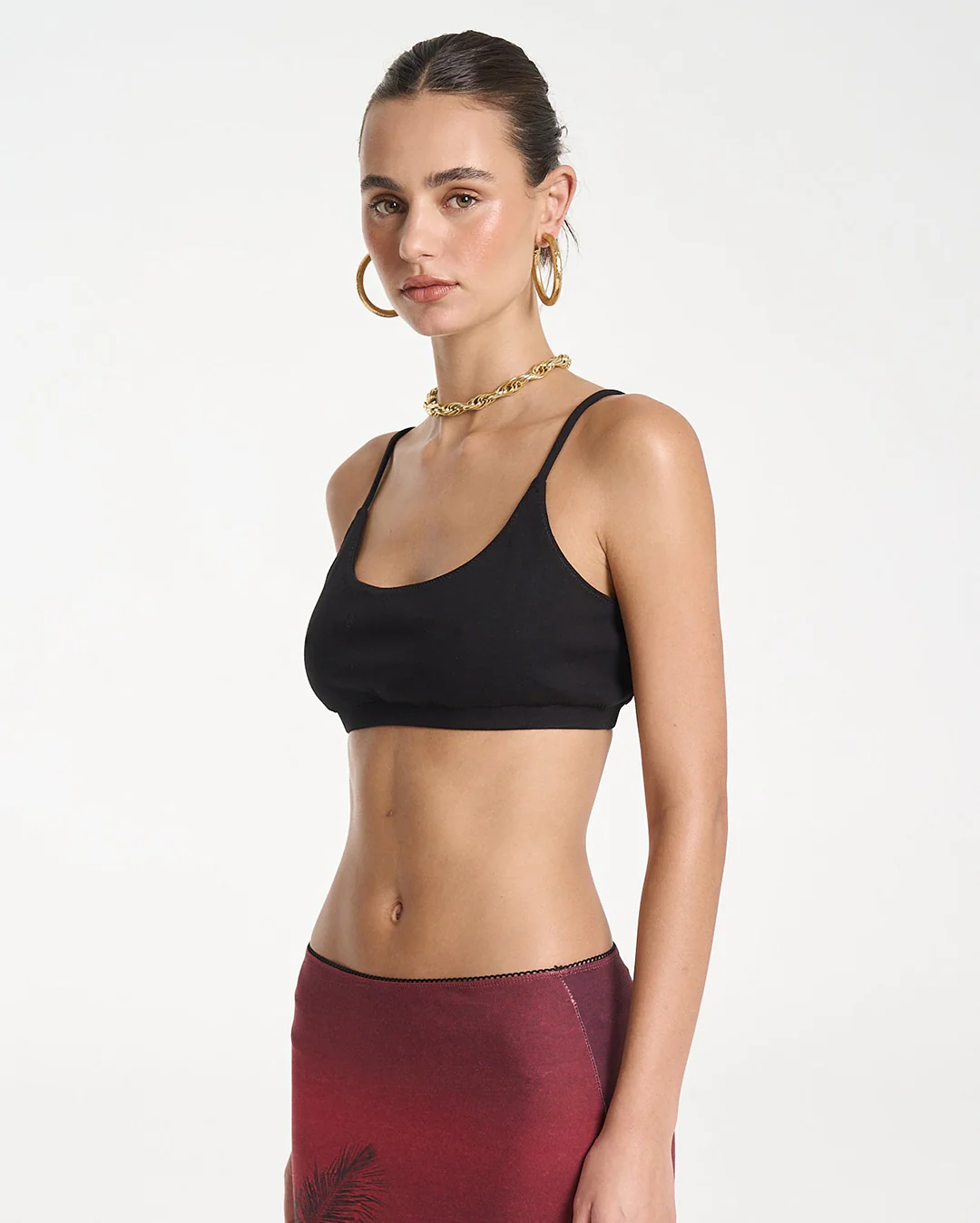 Sporty Crop - Midnight Black - Image 6