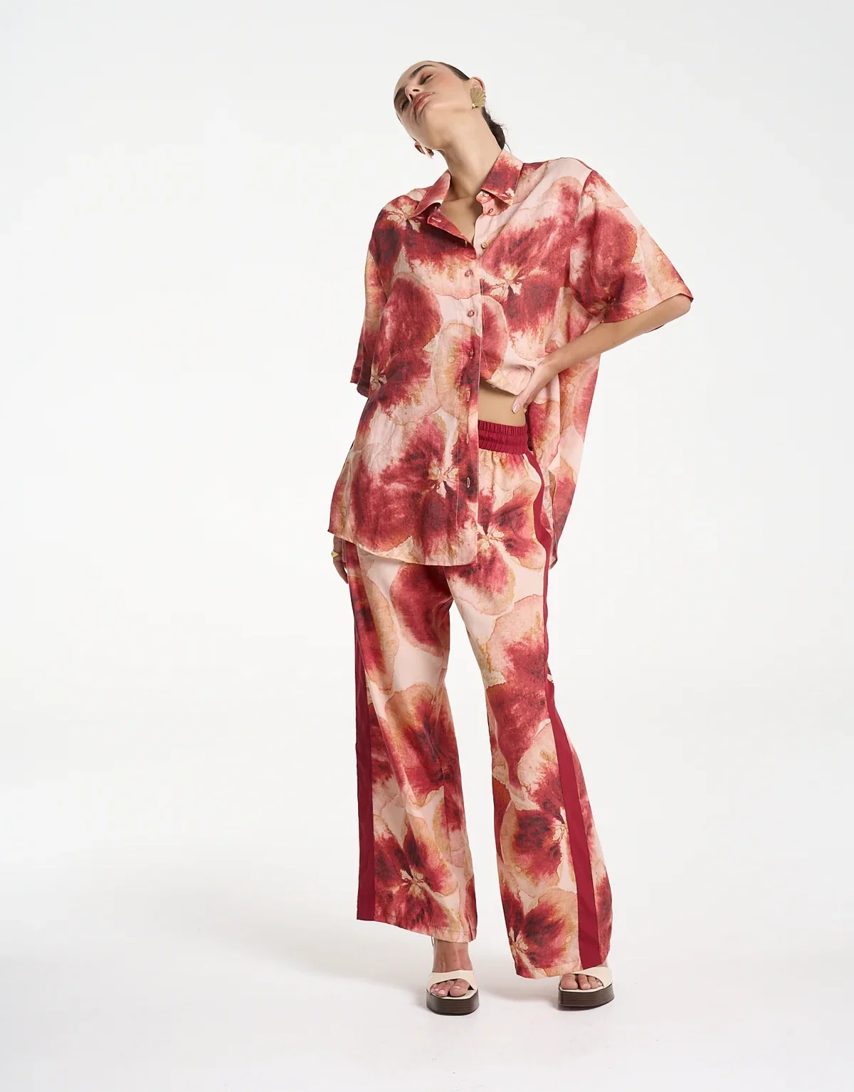 Wide Leg Pants - Aloha - Image 4