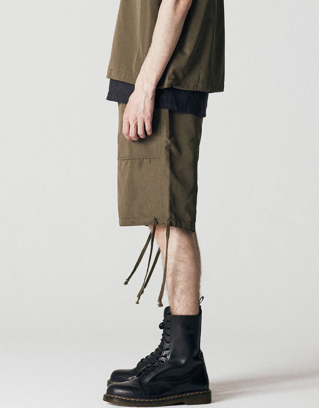 Military Reversible Shorts - Olive - Image 9
