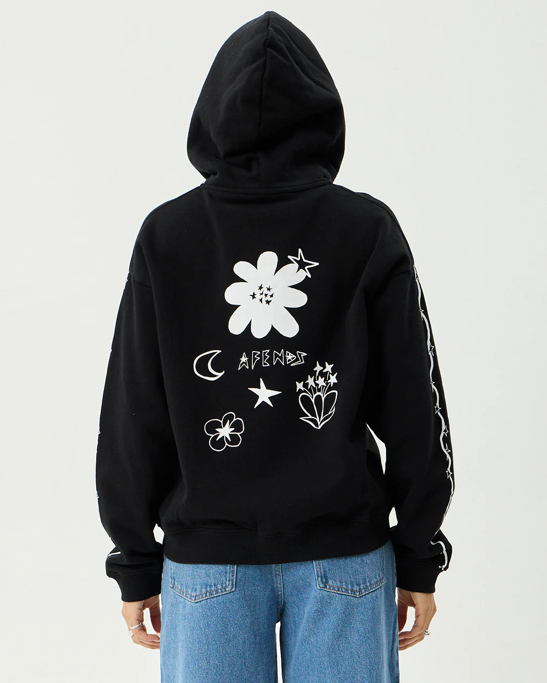 Terra - Recycled Zip Hood - Black - Image 2
