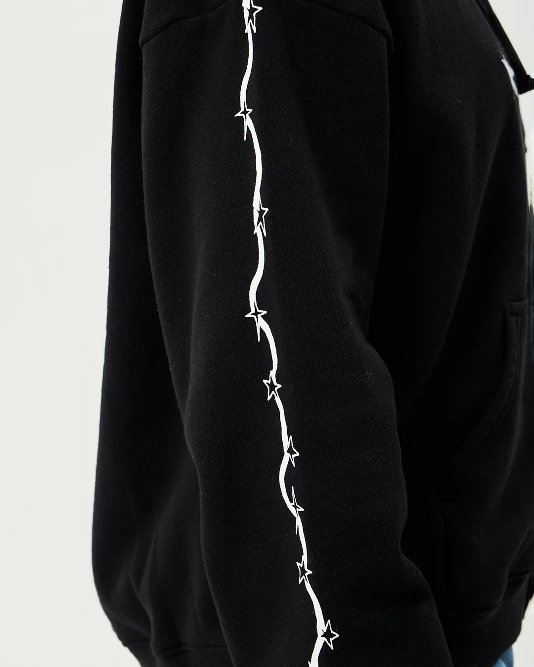 Terra - Recycled Zip Hood - Black - Image 8