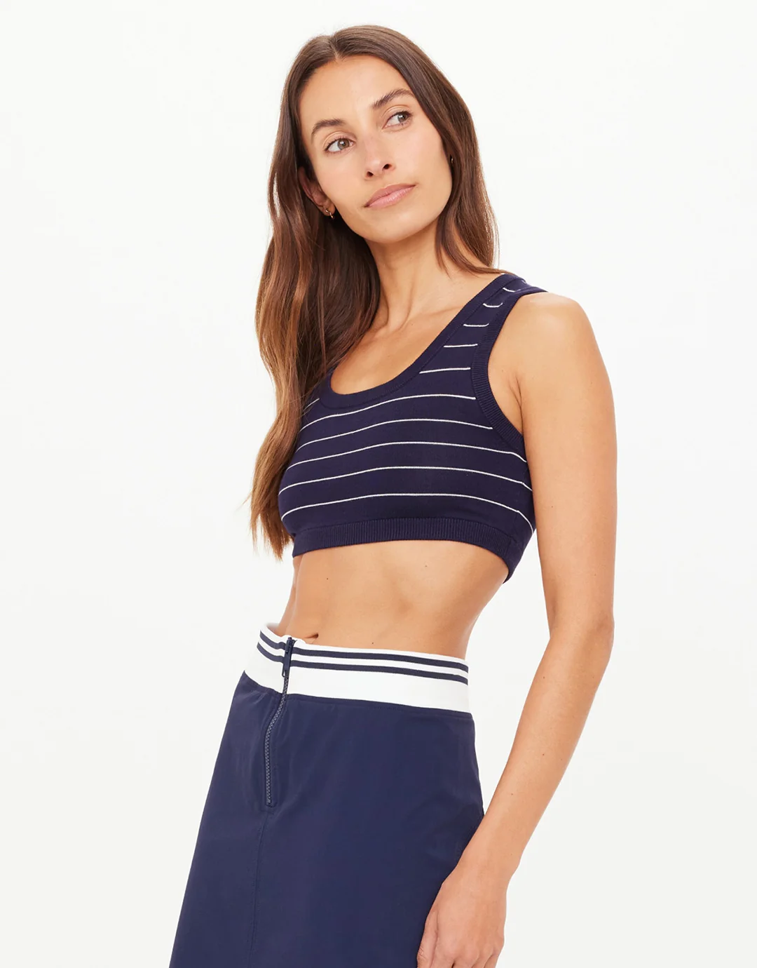 Astra Solange Knit Crop Top - Stripe - Image 4