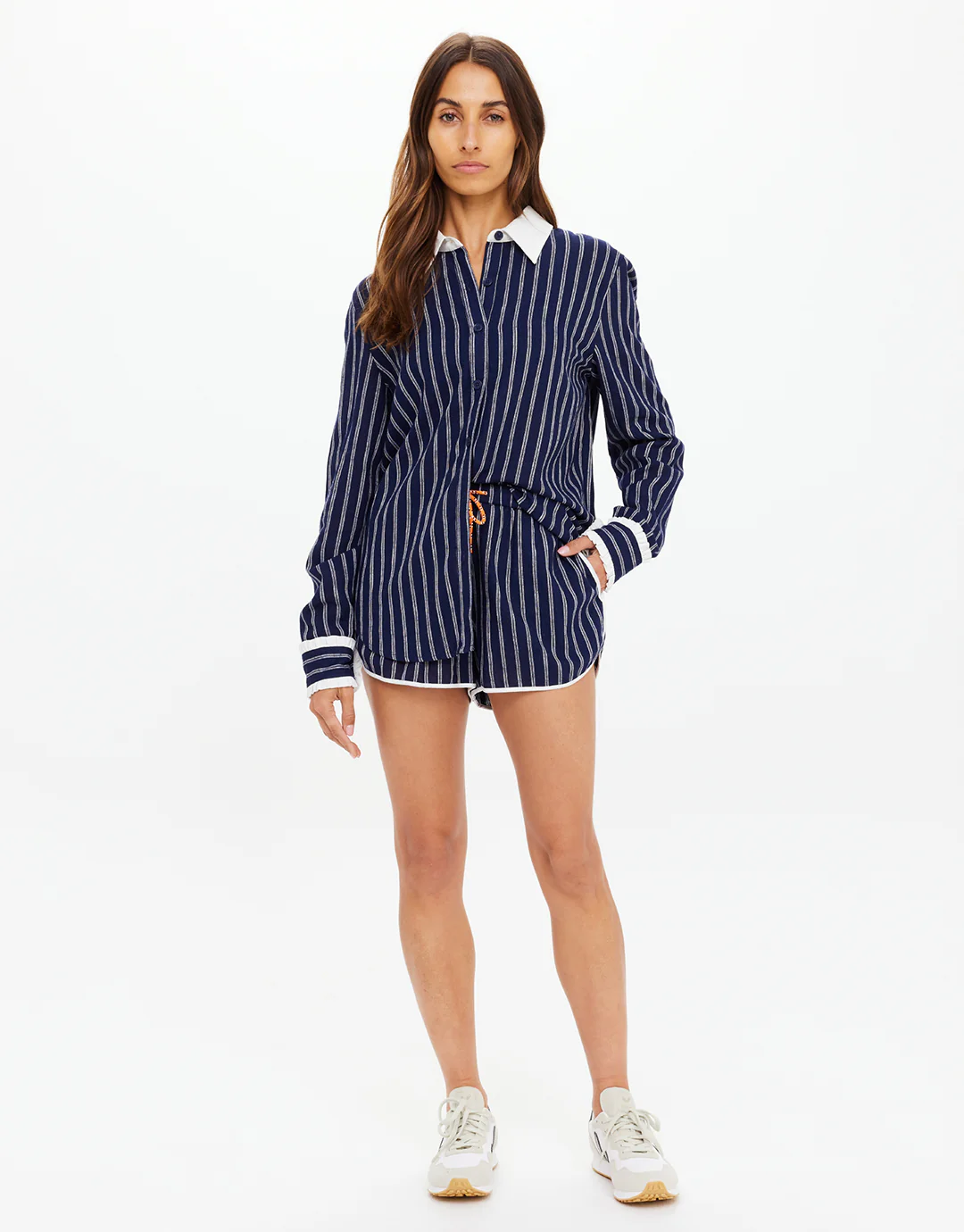Belize Bobbi Collared Shirt - Stripe - Image 3