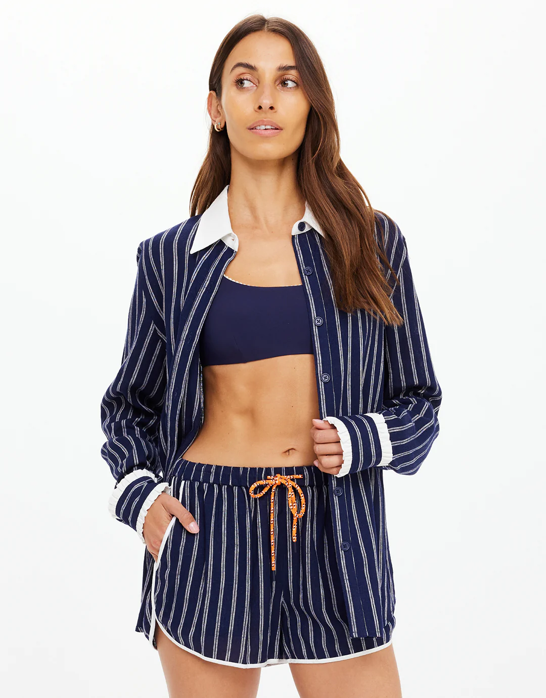 Belize Bobbi Collared Shirt - Stripe - Image 7