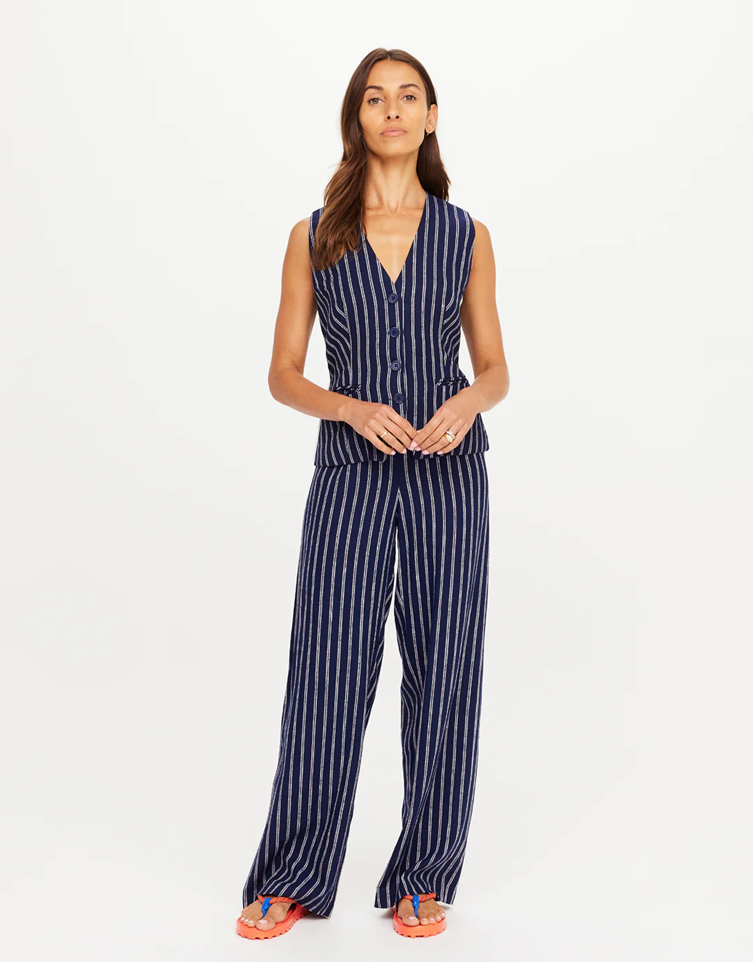 Belize Charli Drawstring Pant - Stripe - Image 2