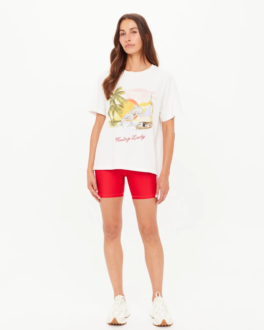 Feeling Lucky Jodhi T-Shirt - Creme - Image 3
