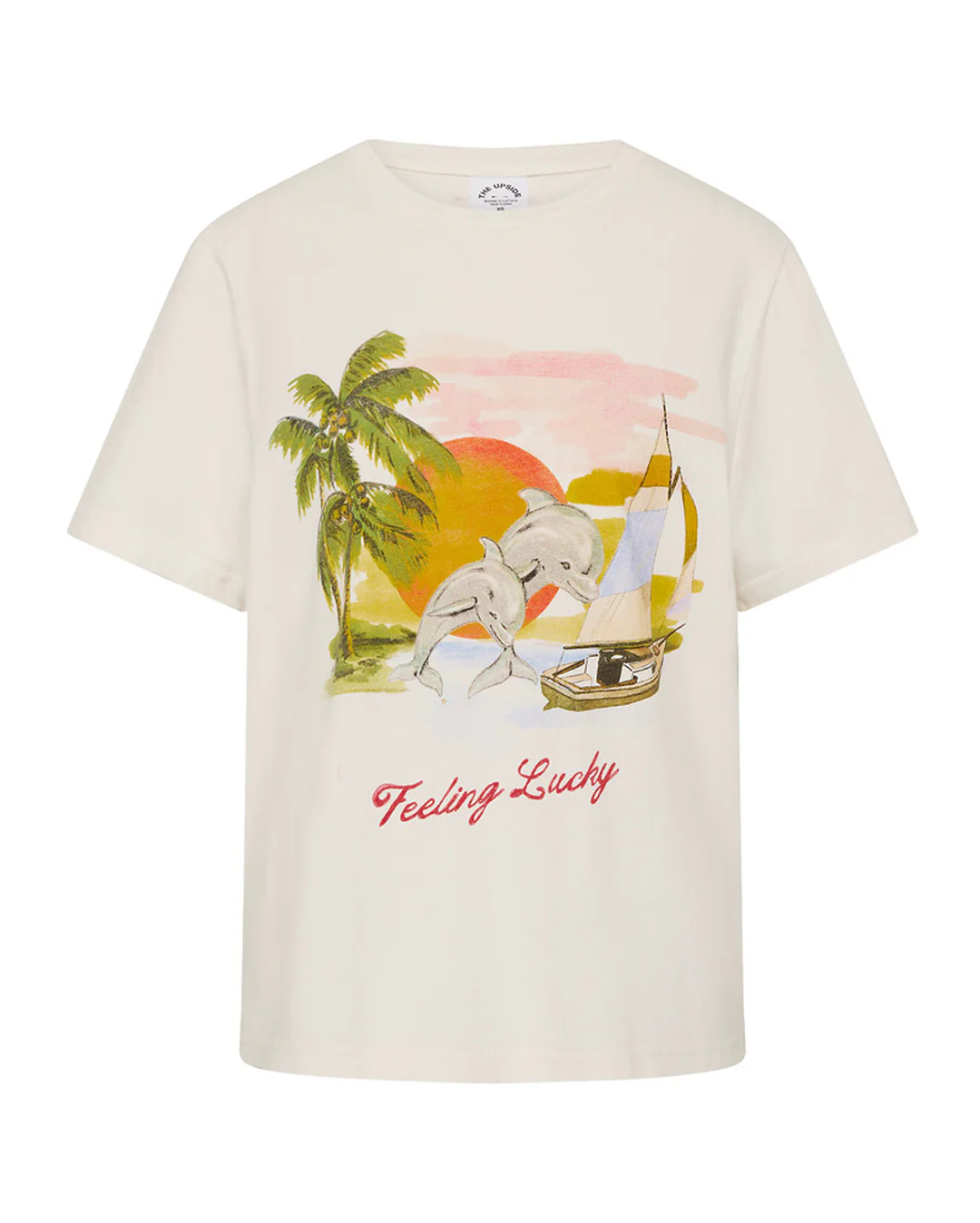 Feeling Lucky Jodhi T-Shirt - Creme - Image 7