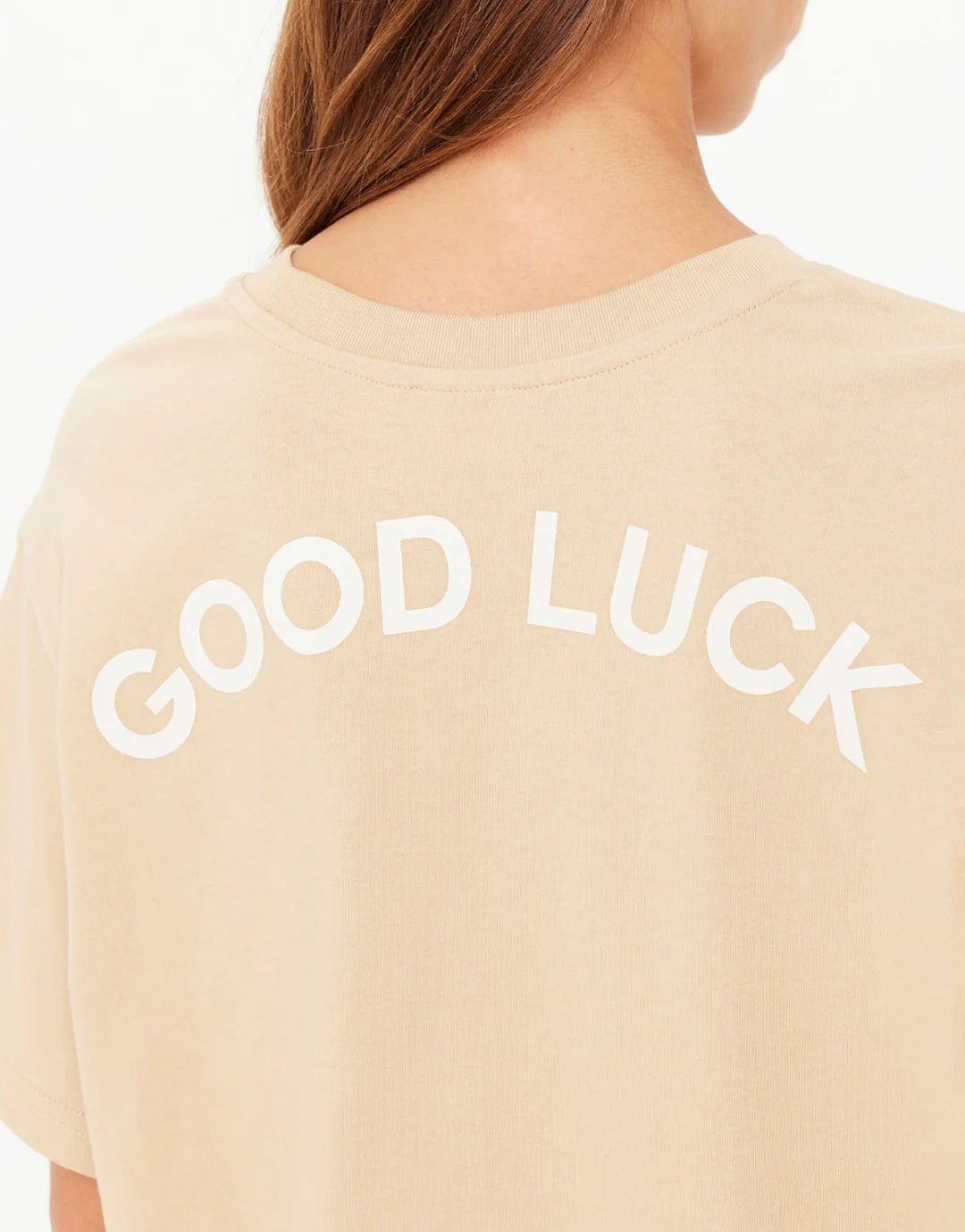Good Luck Sammi T-Shirt - Latte - Image 5