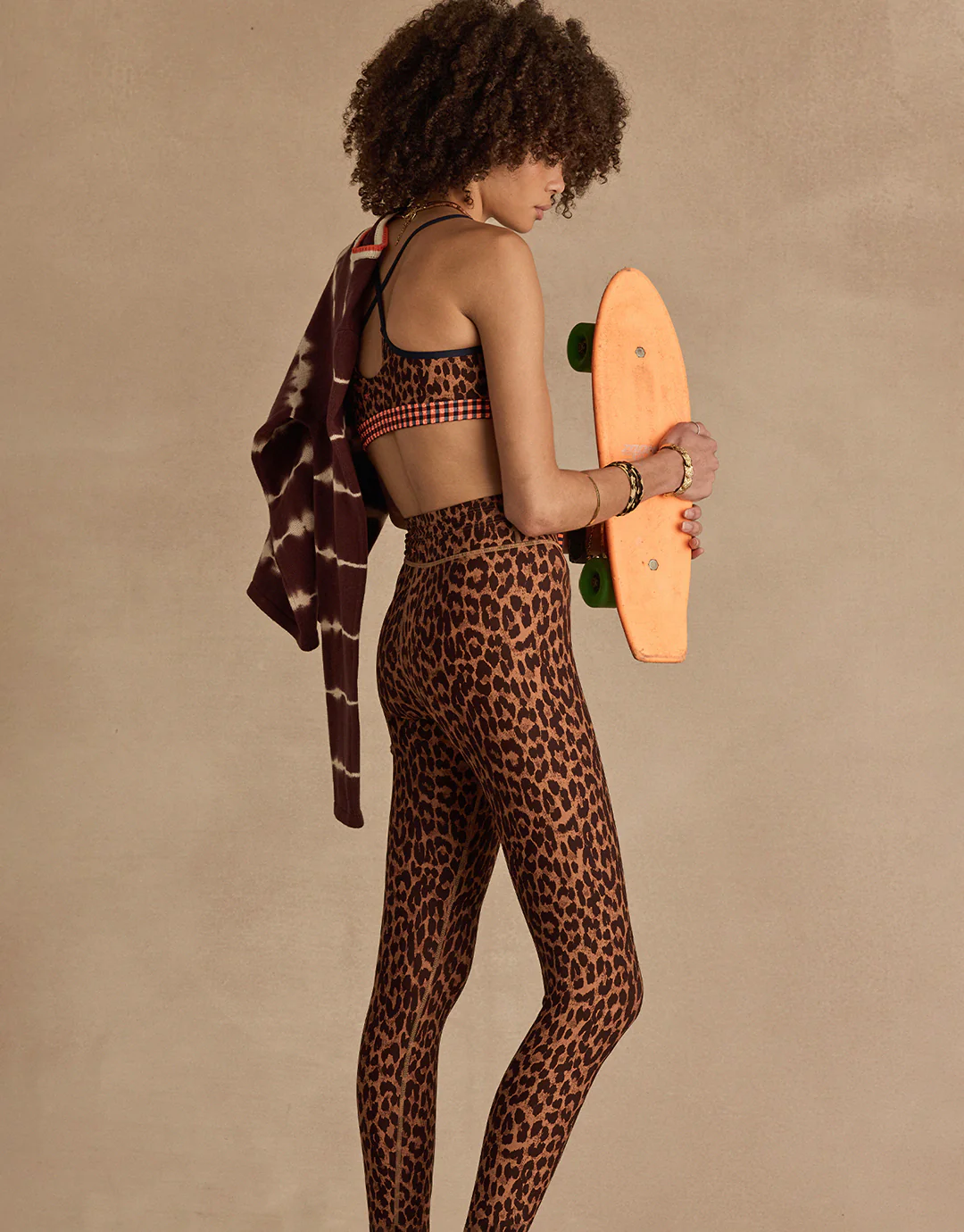 Malawi Badu Crossback Bra - Leopard - Image 6