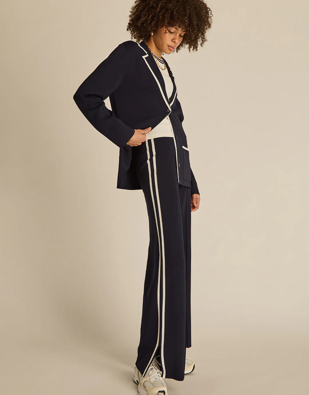 Monte Carlo Freya Knit Pant - Navy - Image 2