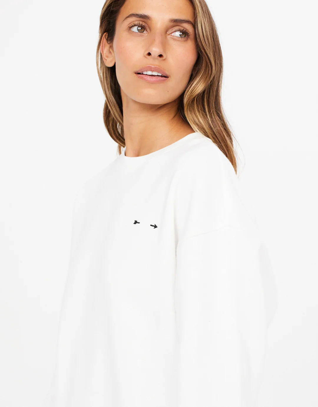 Saturn Arrow Sweater - White - Image 8