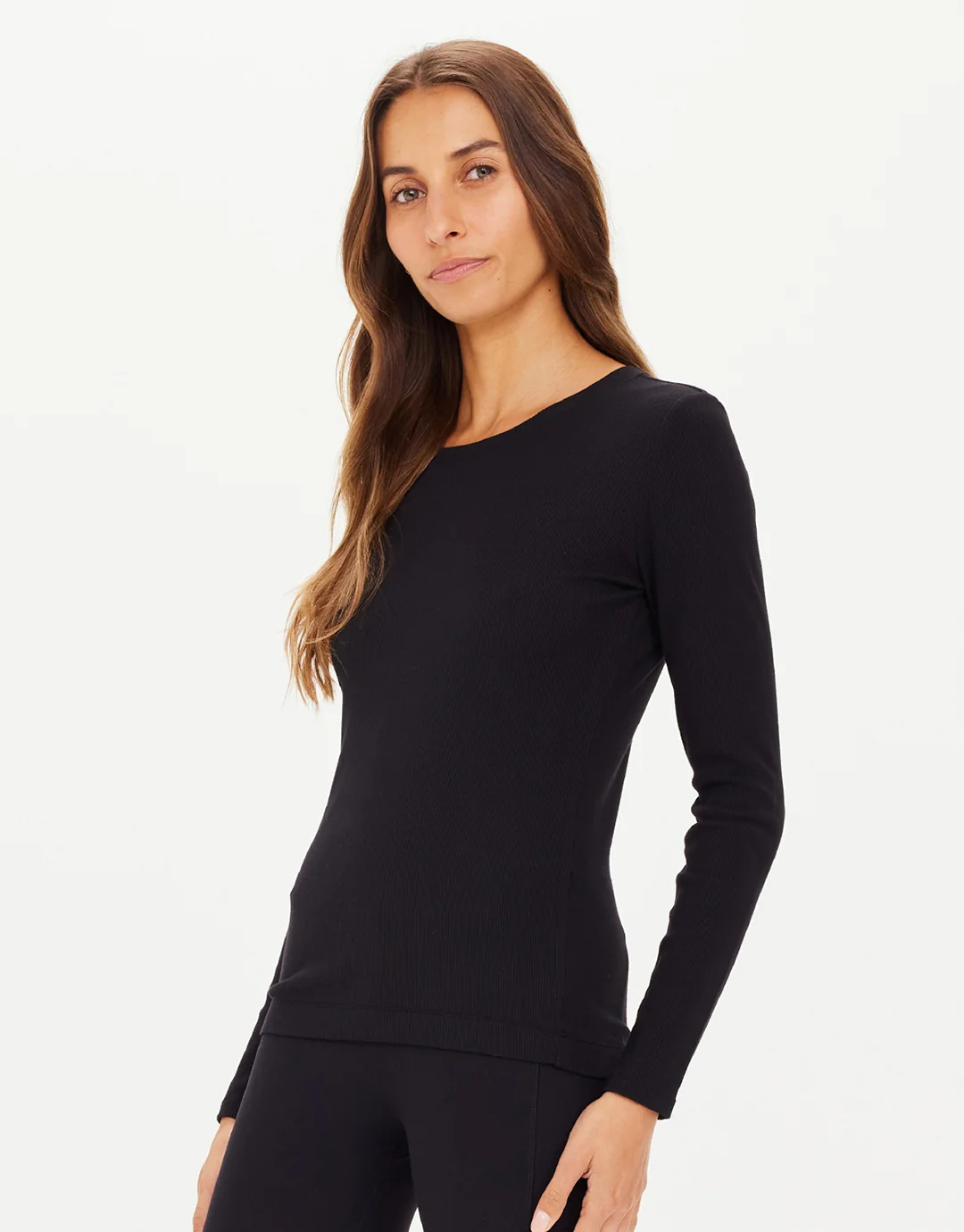 Tammy Long Sleeve Top - Black - Image 3