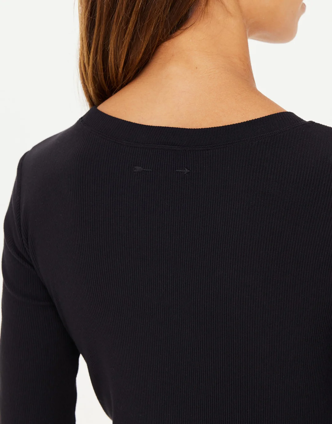 Tammy Long Sleeve Top - Black - Image 5