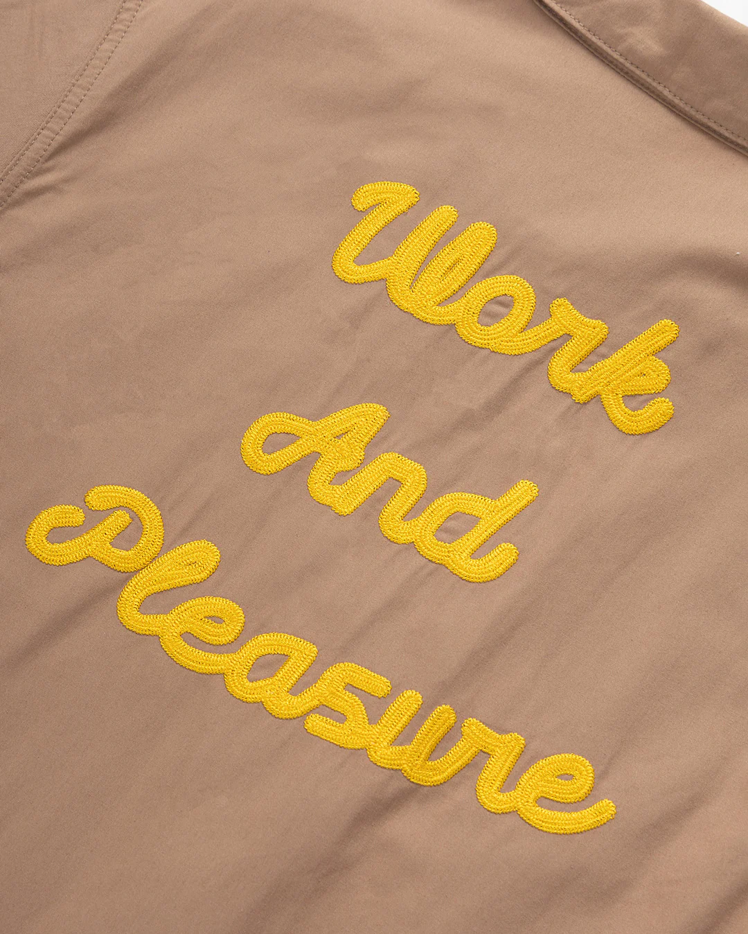 Twill Work Jacket - Mushroom - Image 2