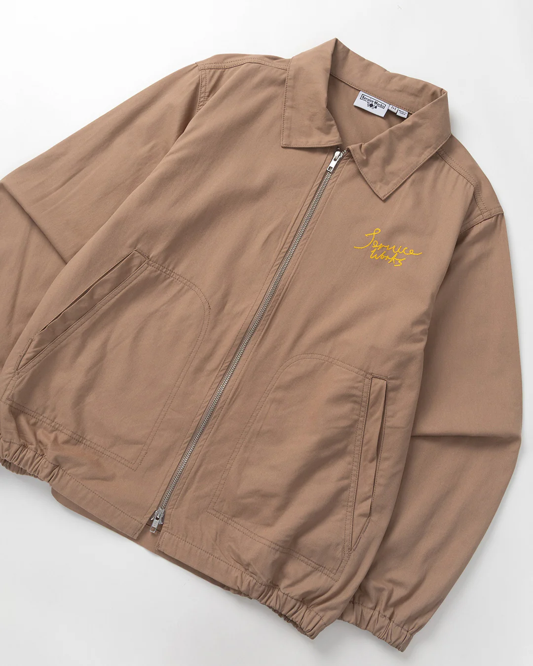 Twill Work Jacket - Mushroom - Image 3