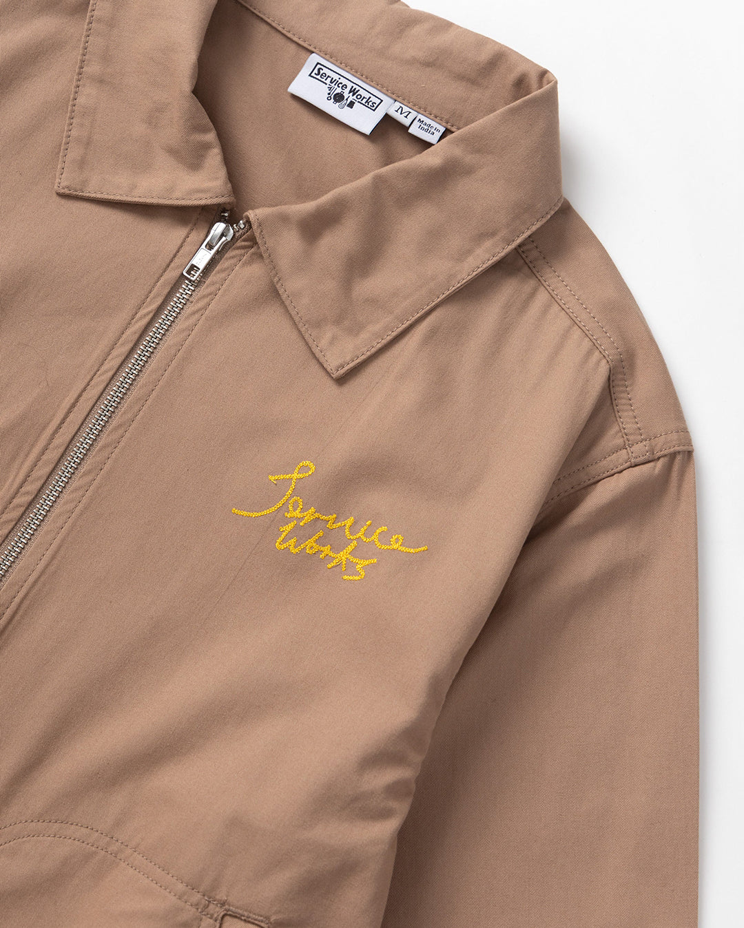 Twill Work Jacket - Mushroom - Image 4