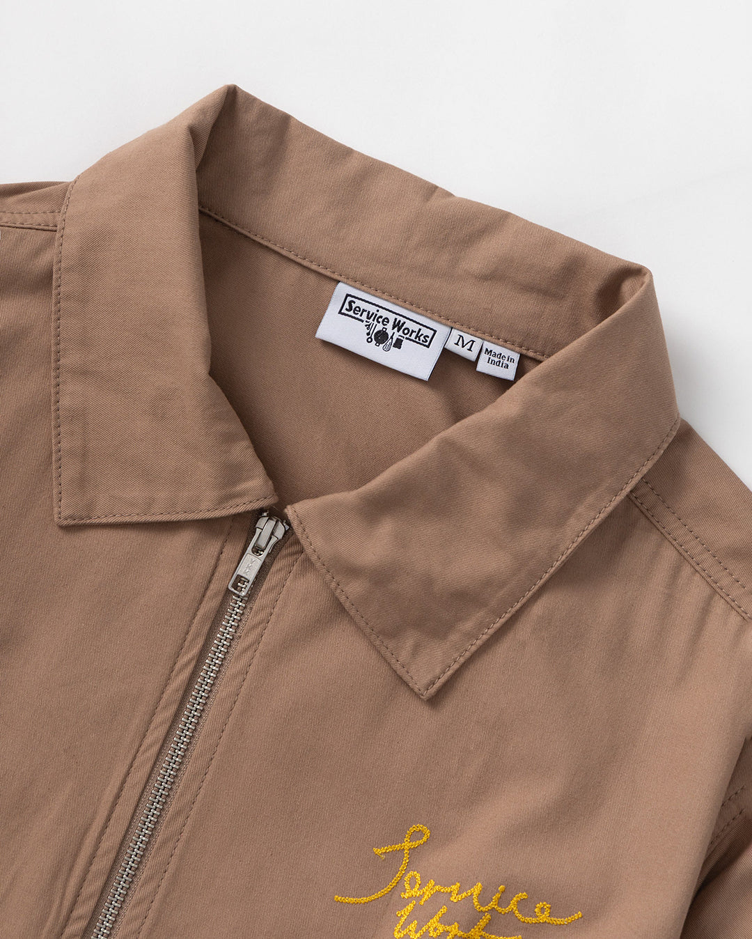 Twill Work Jacket - Mushroom - Image 7