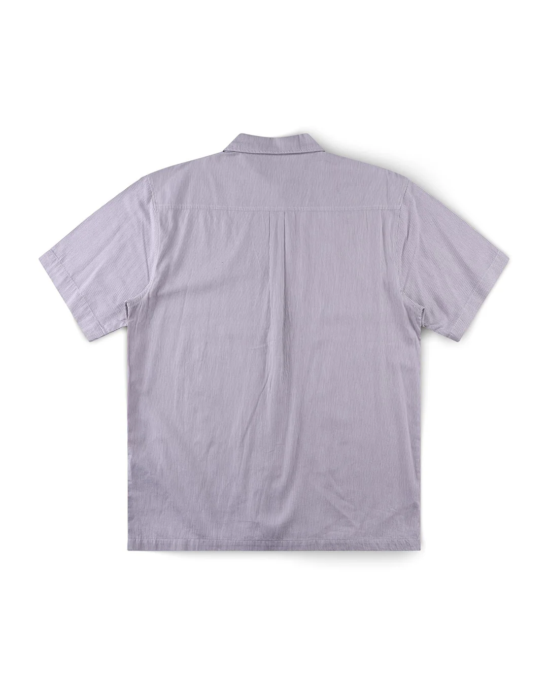Vivian Boxy Stripe Short Sleeve Shirt - Grey - Image 8