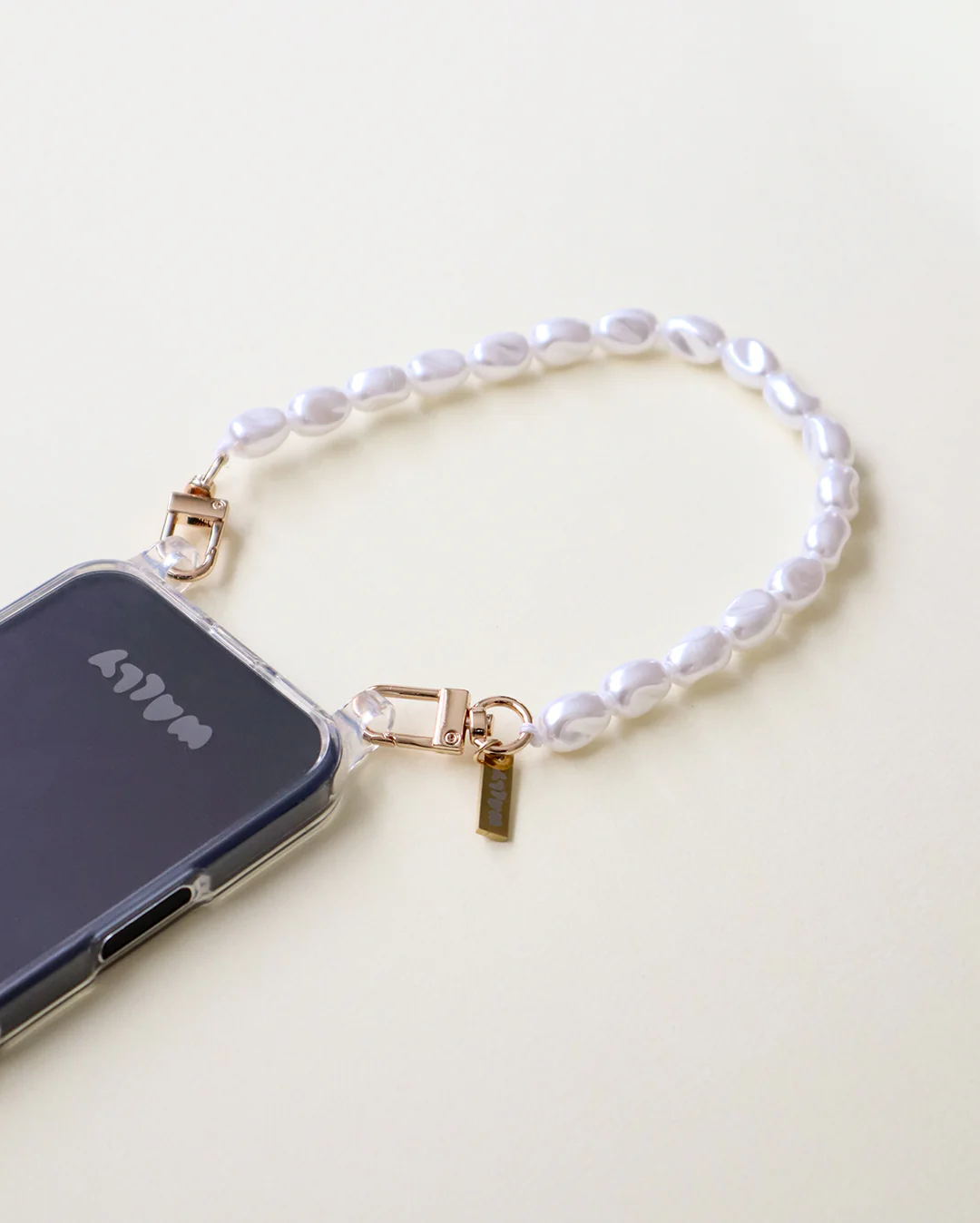 White Pearl Wrist Chain - White - Image 2