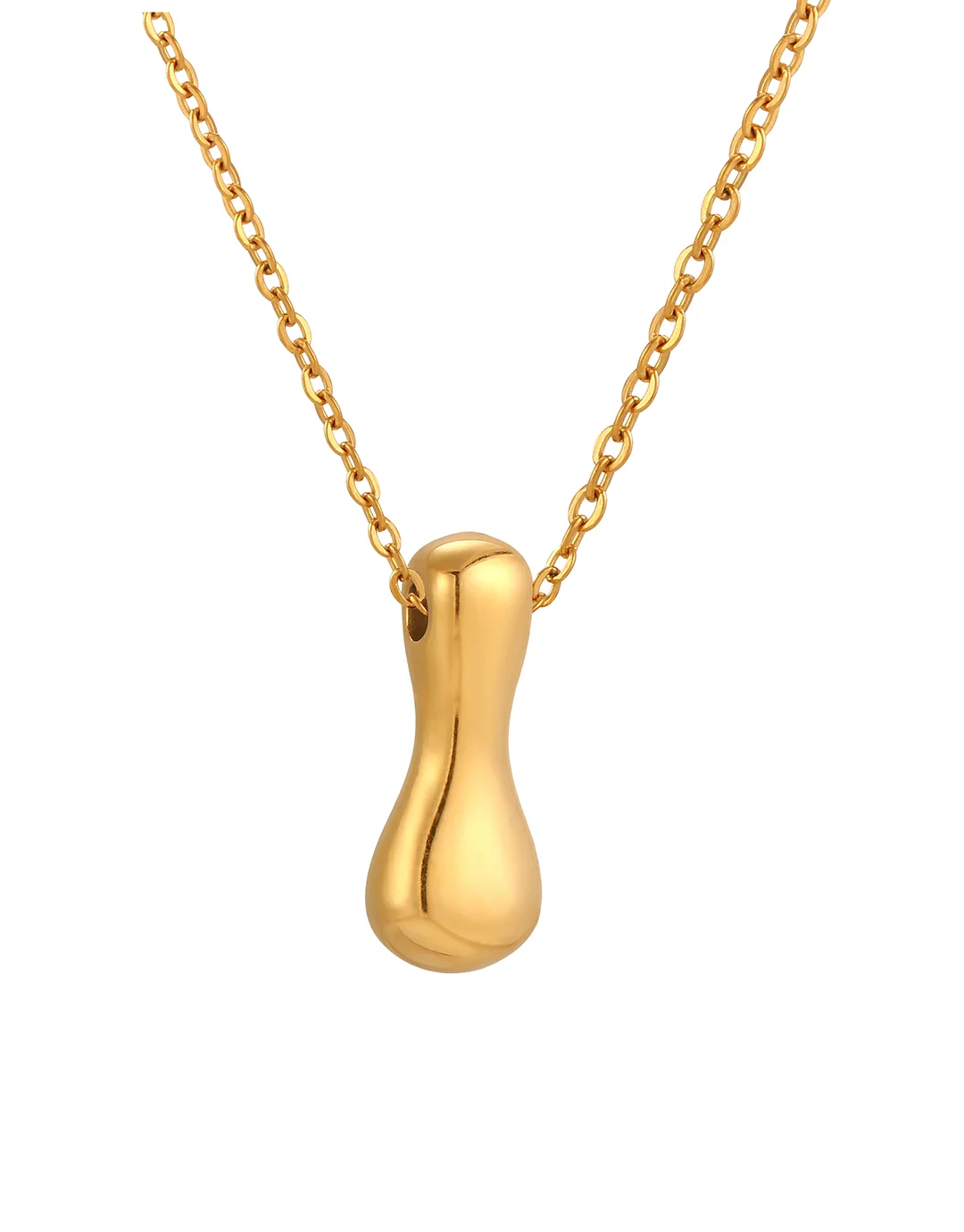 Cloud Letter Pendant - Gold - Image 11