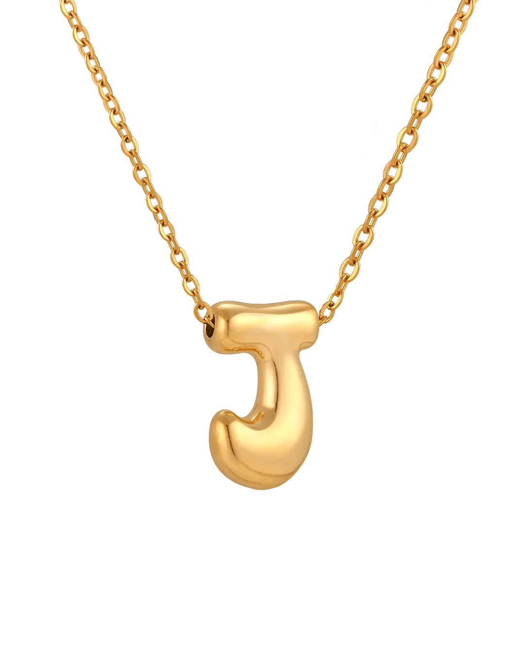 Cloud Letter Pendant - Gold - Image 12
