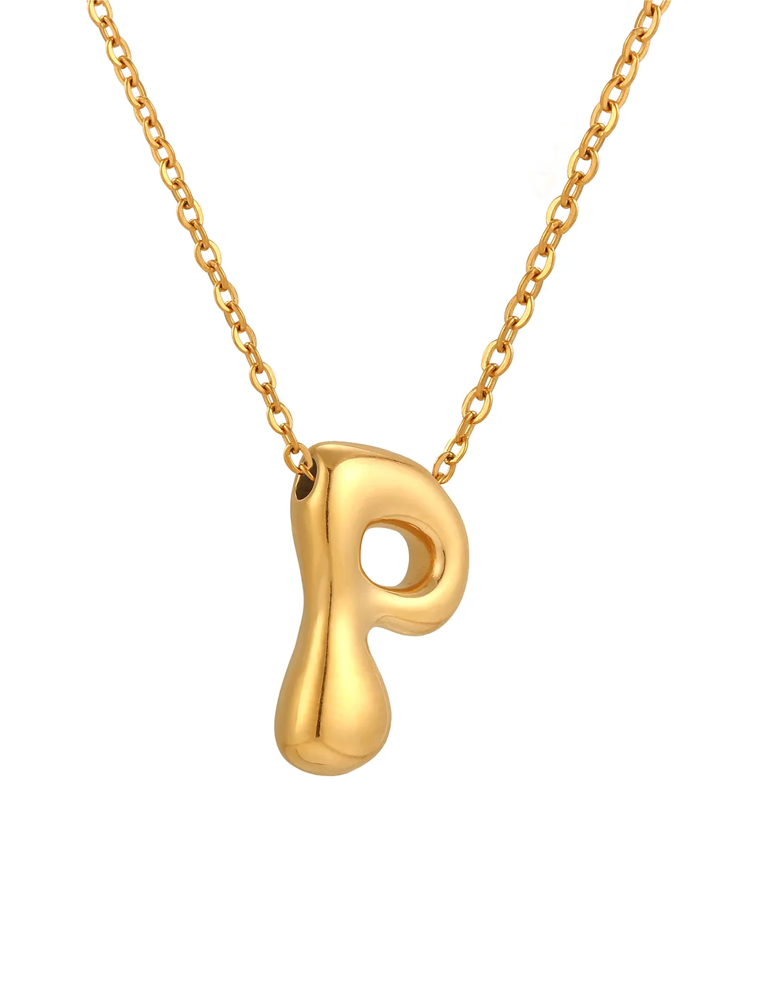Cloud Letter Pendant - Gold - Image 18
