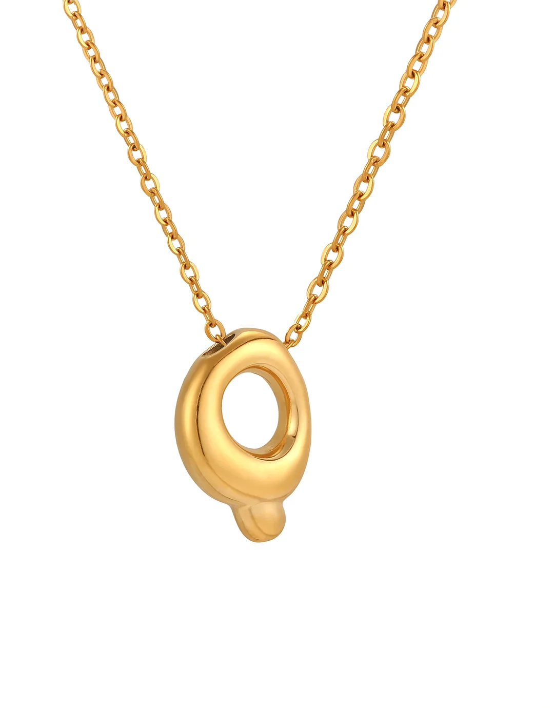 Cloud Letter Pendant - Gold - Image 19