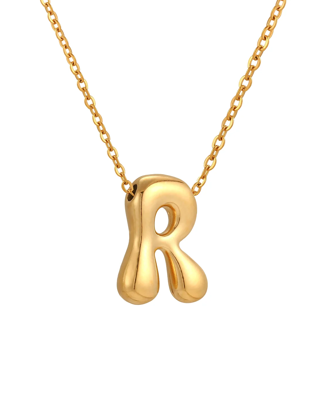 Cloud Letter Pendant - Gold - Image 20