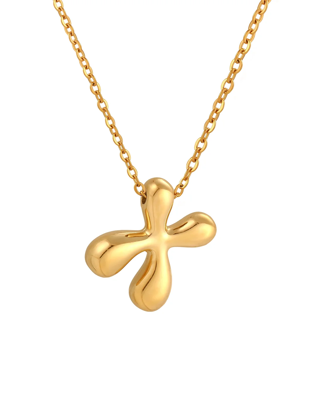 Cloud Letter Pendant - Gold - Image 26
