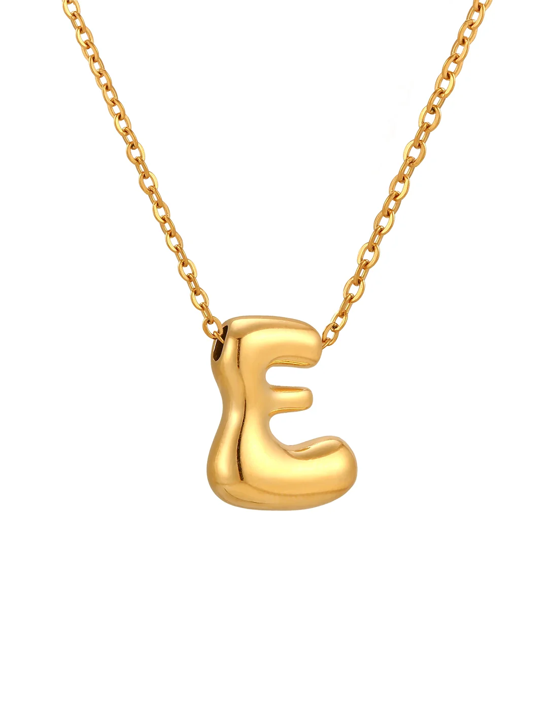 Cloud Letter Pendant - Gold - Image 7