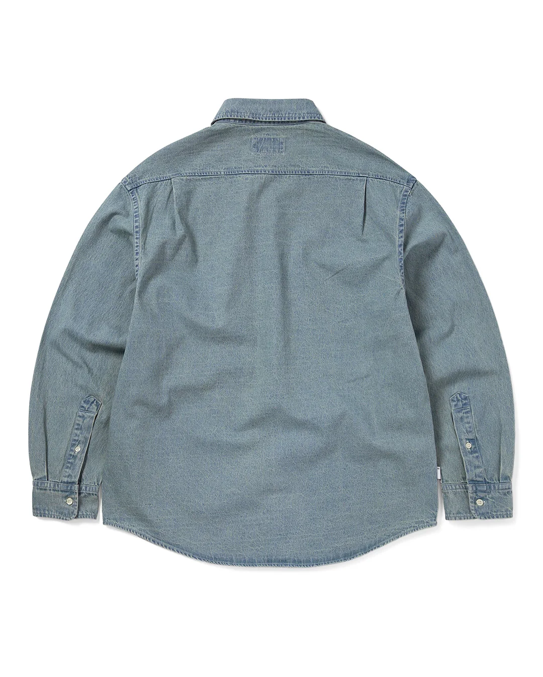 Washed Denim Shirt - Washed Blue - Image 2