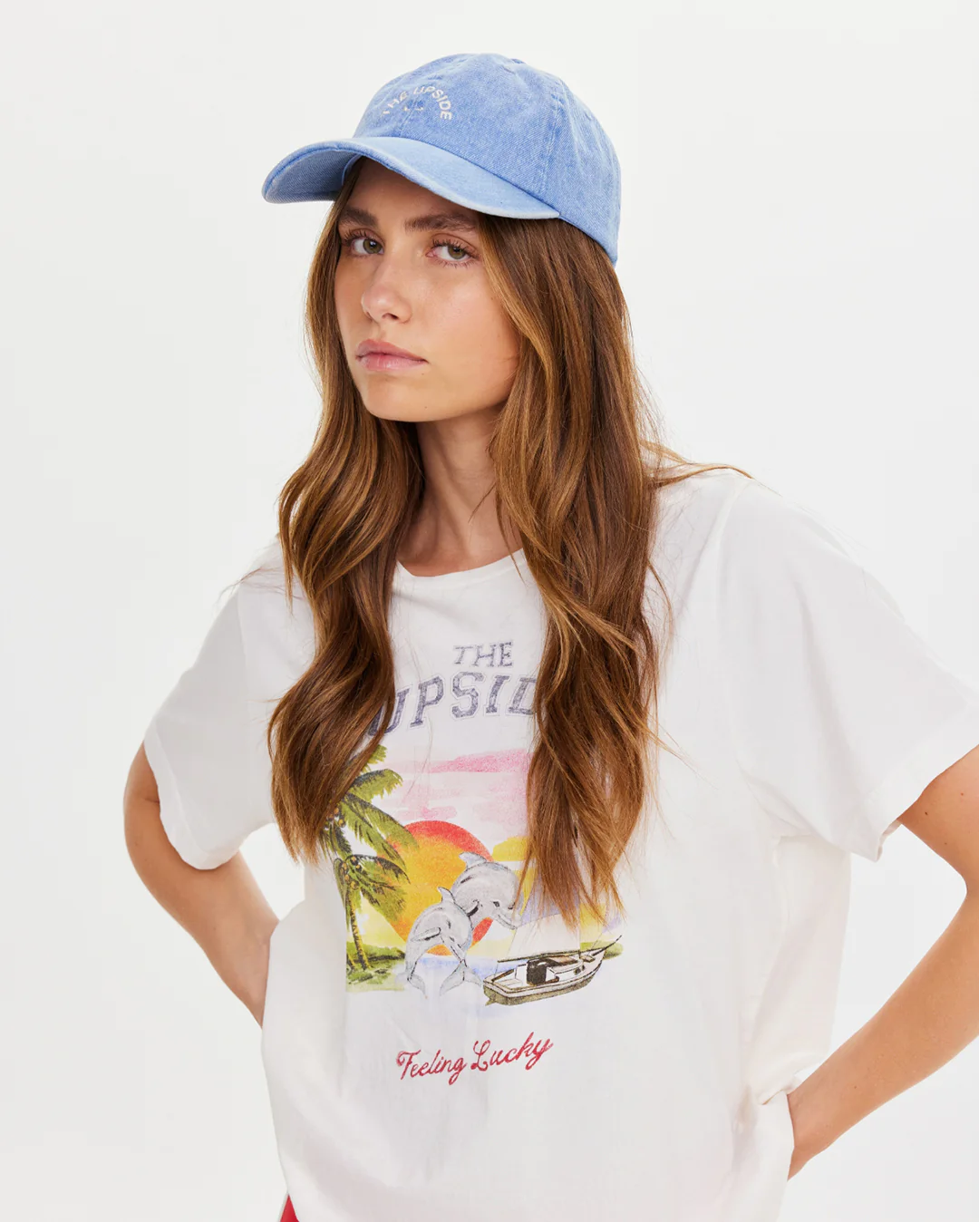 Washed Denim Soft Cap - Denim Blue - Image 3