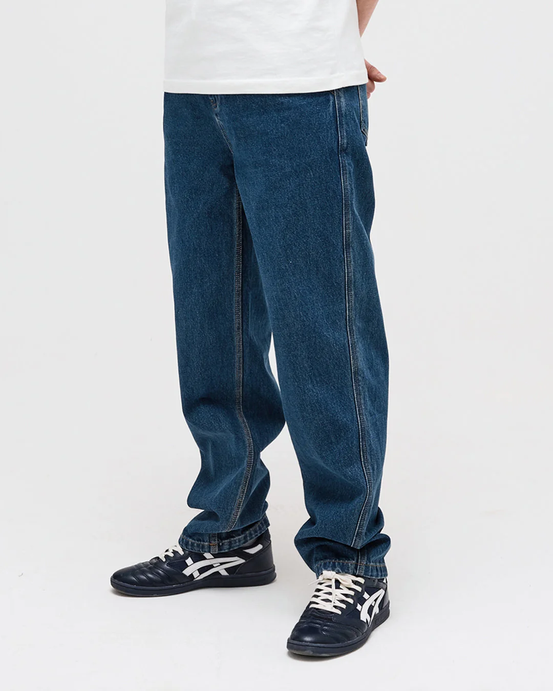 Workers Club Classic Jean - Washed Dark Indigo - Image 4