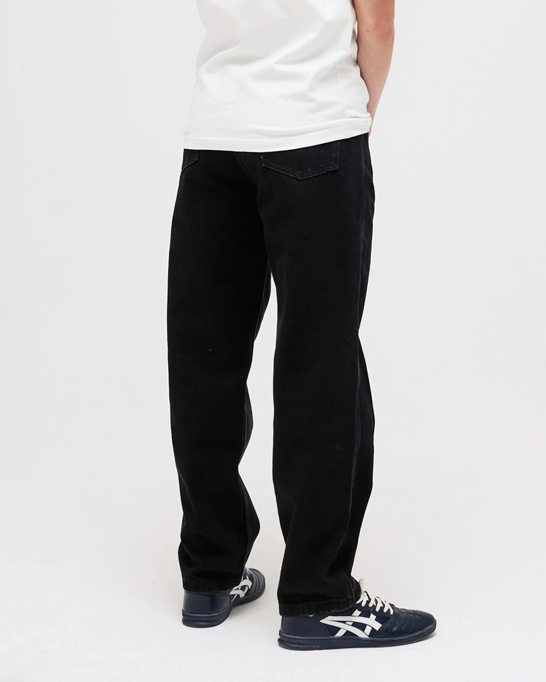 Workers Club Straight Leg Jean - Washed Black - Image 5