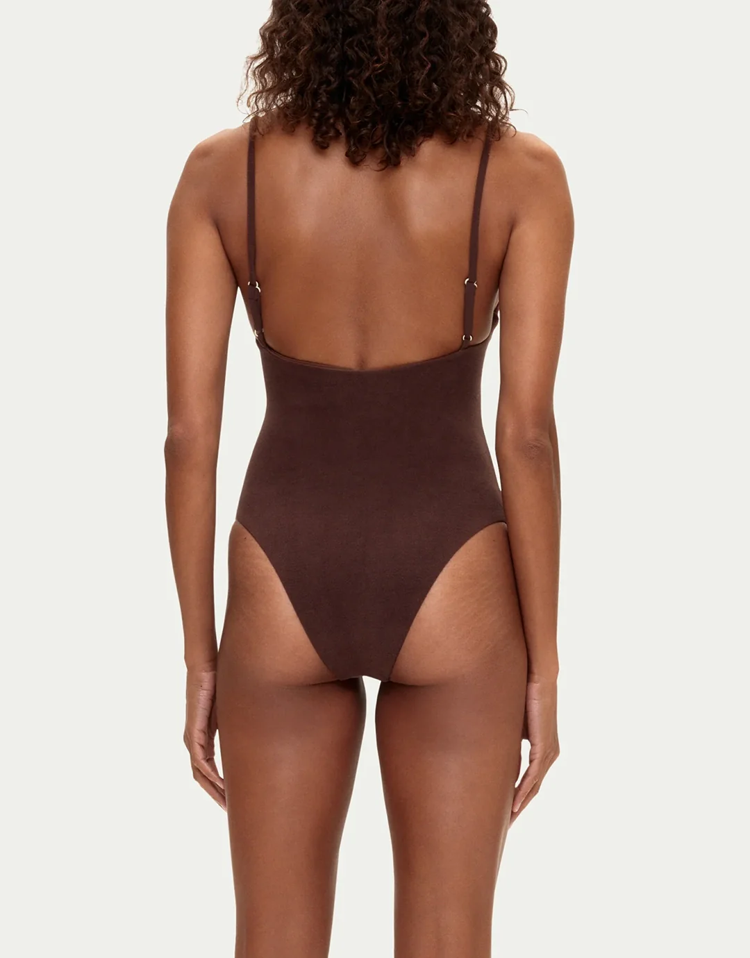Towelling One Piece - Chocolate - Image 4