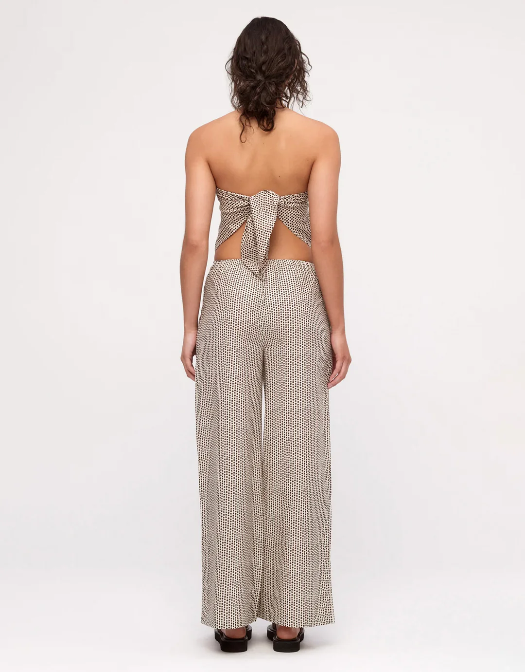 Cotton Silk Pants - Natural Spot - Image 2
